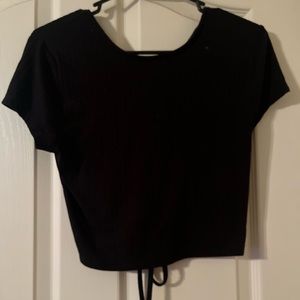 black crop top